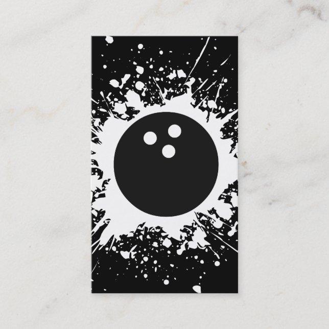 bowling splatz business card (Front)