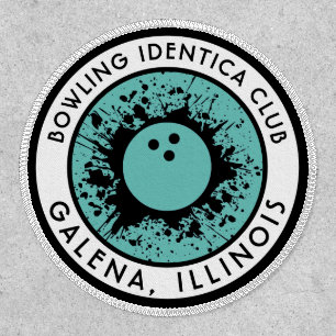 BOWLING splatz club patch with location