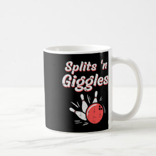 Bowling Splits N Giggles Bowler Kids Women Men Boy Coffee Mug