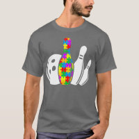 Bowling Sport Autism Awareness Puzzle Different Mo