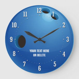 Bowling Sport Gifts Large Clock