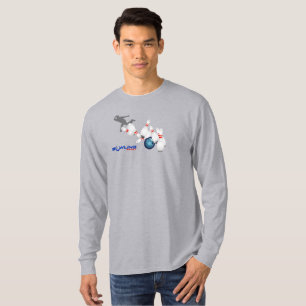 Bowling Sports Men's Long Sleeve T-Shirt