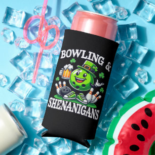 Bowling St Patrick's Day Shenanigans Seltzer Can Cooler