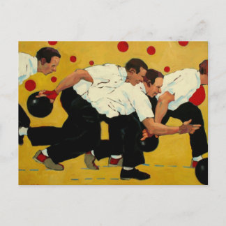 Bowling Stampede Postcard