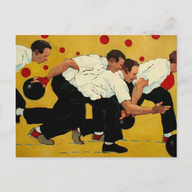 Bowling Stampede Postcard (Front)