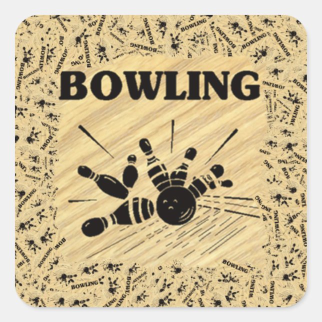 BOWLING Stickers (Front)
