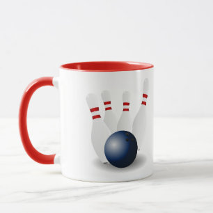 Bowling Strike Colorful Game Team Sport Celebrate Mug