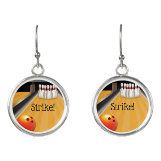 Bowling Strike! Earrings