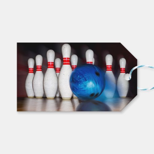 Bowling Strike Gift Tags