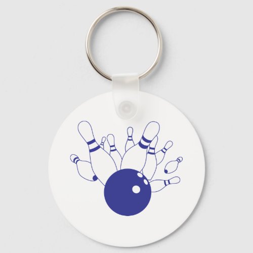 Bowling Strike Keychain