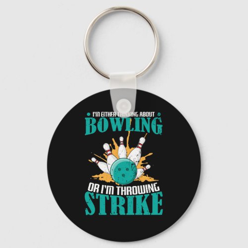 Bowling Strike Keychain