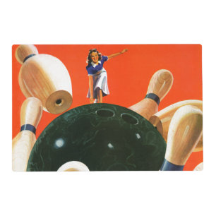 Bowling Strike Placemat