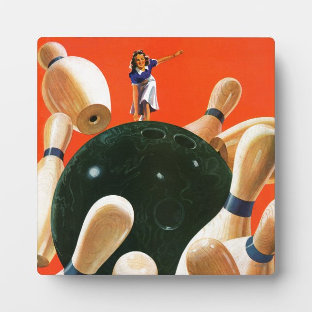 Bowling Strike Plaque (Front)