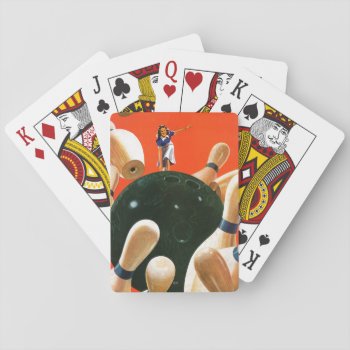 Bowling Strike Playing Cards by PostSports at Zazzle