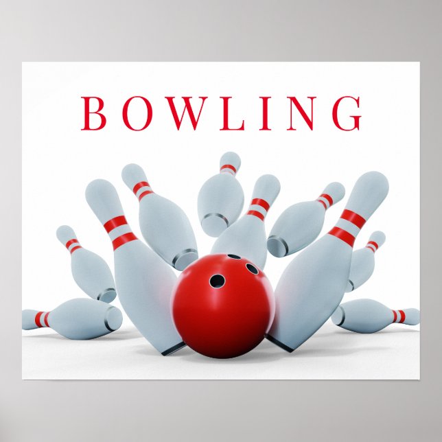 Bowling Strike Poster (Front)