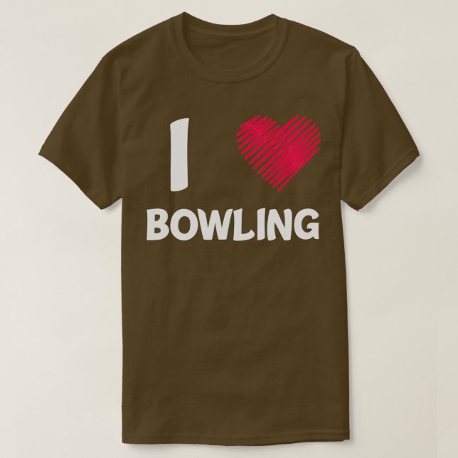 Bowling Strike Skittles Pin Bowling Hall Spare 4 T-Shirt (Design Front)
