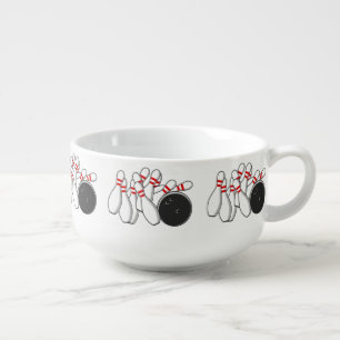 Bowling Strike Soup Mug