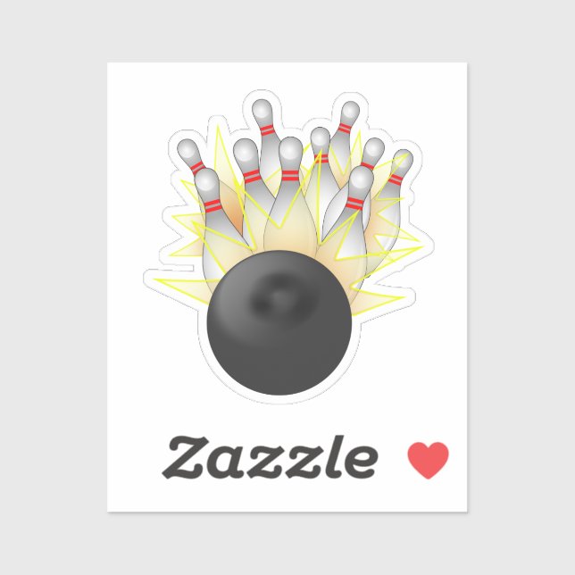 Bowling Strike Sticker (Sheet)