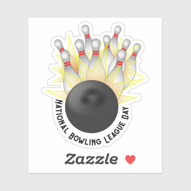 Bowling Strike Sticker (Sheet)