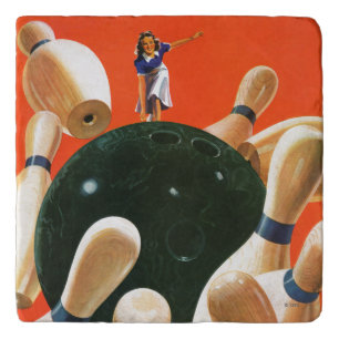 Bowling Strike Trivet