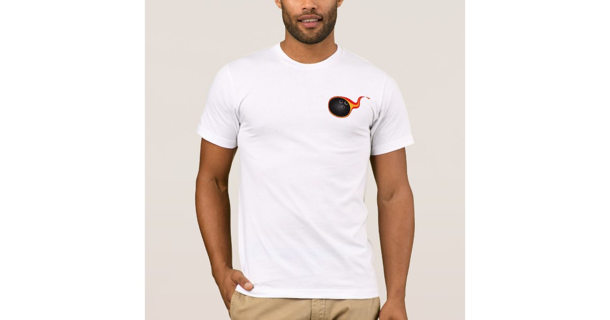 bowling t-shirt - logo | Zazzle.com