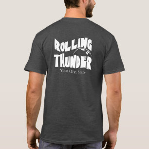 Bowling Team Logo - Rolling Thunder T-Shirt