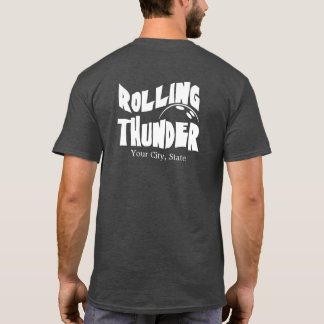 Bowling Team Logo - Rolling Thunder T-Shirt