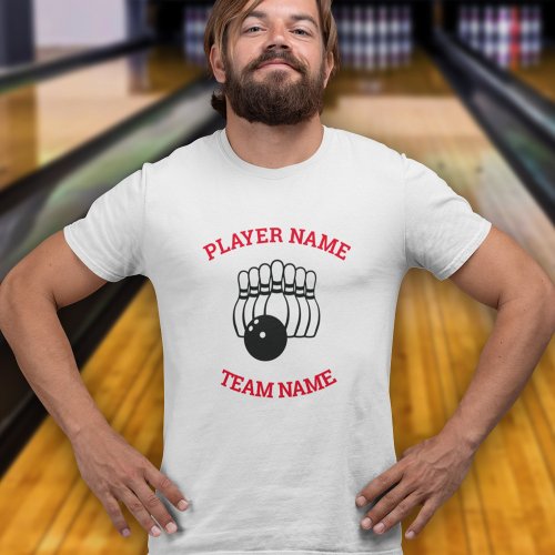 Bowling Team Logo T_Shirt