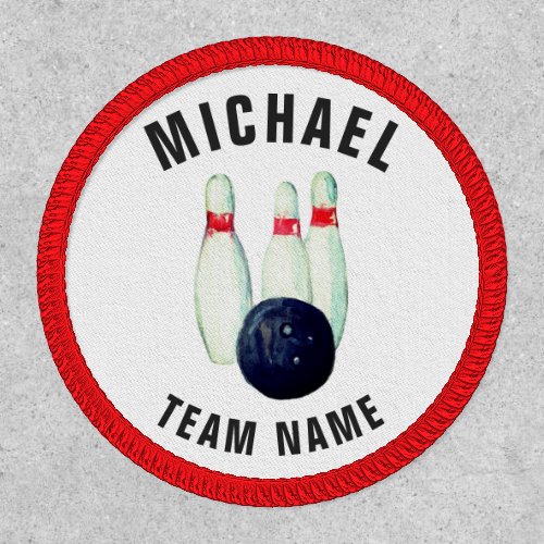 Bowling Team  Player Name Patch