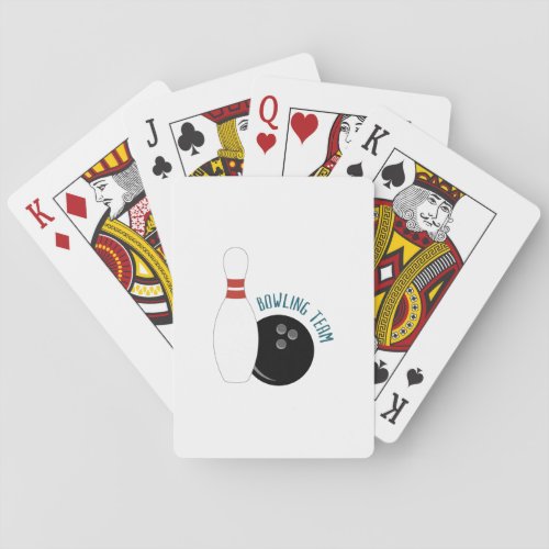 Bowling Team Poker Cards