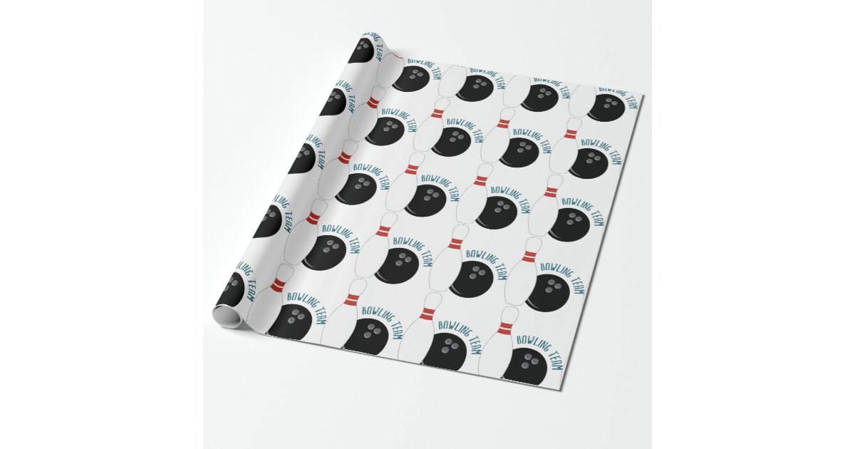 Bowling Team Wrapping Paper Zazzle