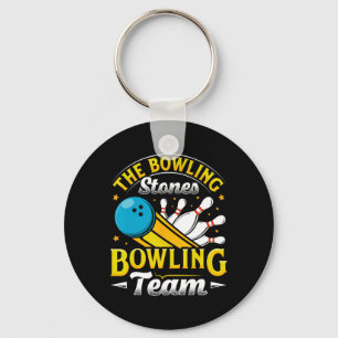 Bowling The Bowling Stones Funny Bowlers Bowling L Keychain