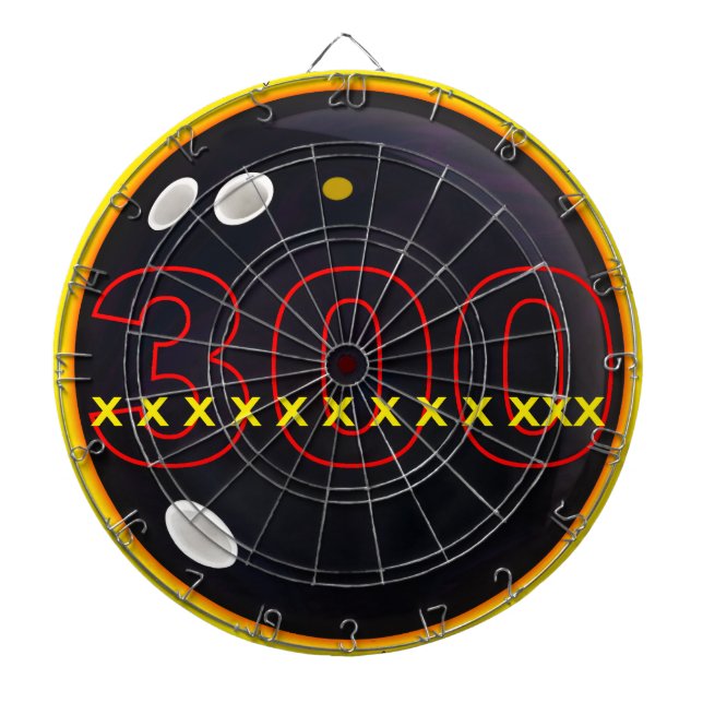 Bowling The Perfect Game Dartboard With Darts (Front)