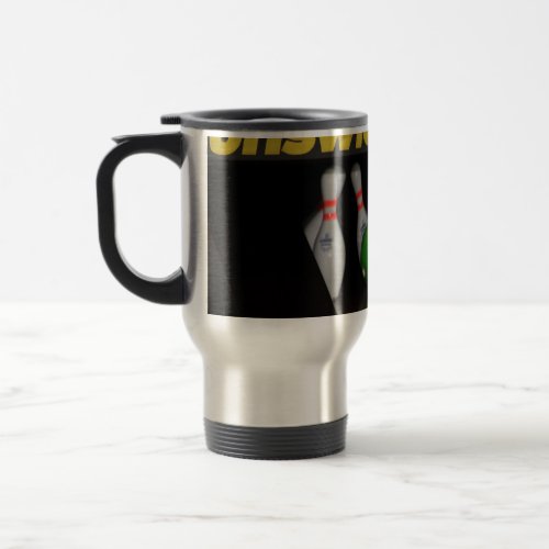 Bowling travel mug