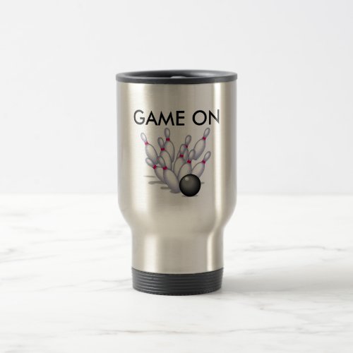 Bowling travel mug