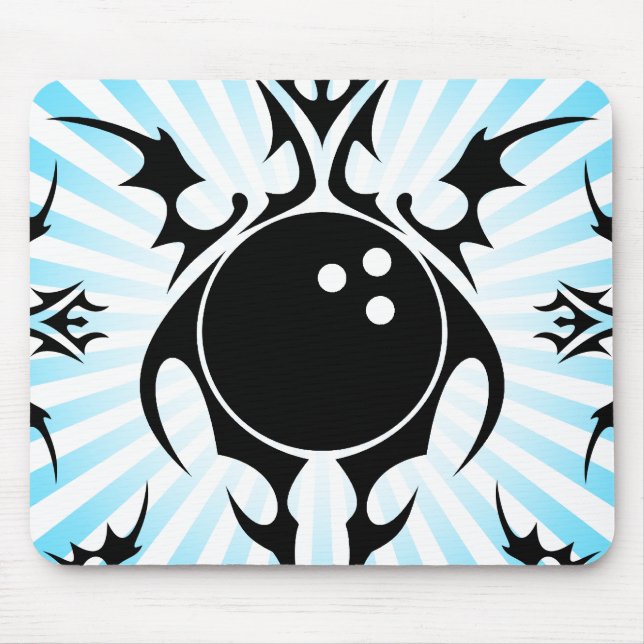 bowling : tribalz mouse pad (Front)