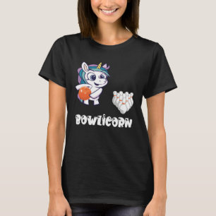 Bowling Unicorn Bowler Bowling Pin Bowling Team St T-Shirt