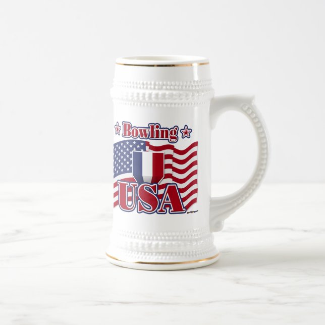 Bowling USA Beer Stein (Right)