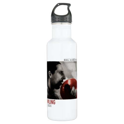 Bowling With Jesus Halftone Photo Graphic Stainless Steel Water Bottle