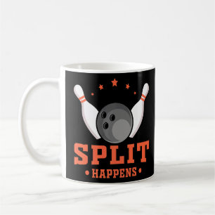 Bowling With The Quote Split Happens Coffee Mug