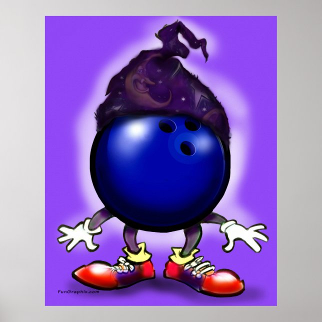 Bowling Wizard Poster (Front)
