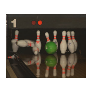 Bowling Wood Wall Art