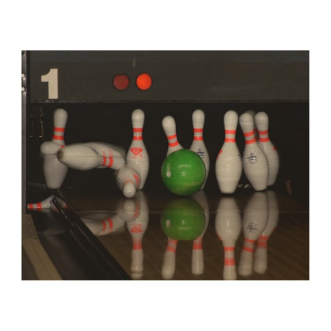Bowling Wood Wall Art (Front)