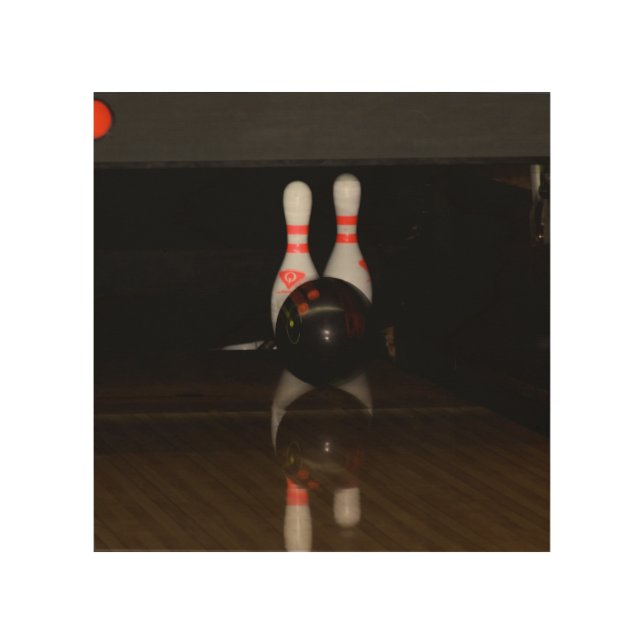 Bowling Wood Wall Art (Front)
