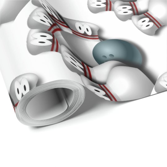 bowling wrapping paper