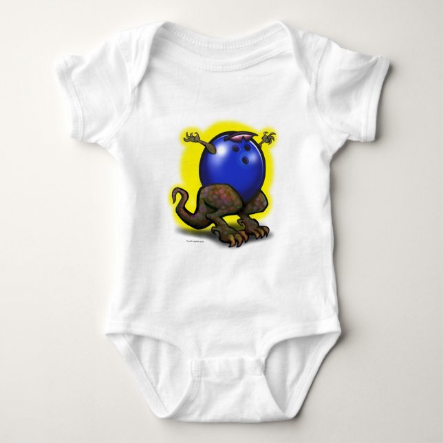BowlingZilla Baby Bodysuit (Front)