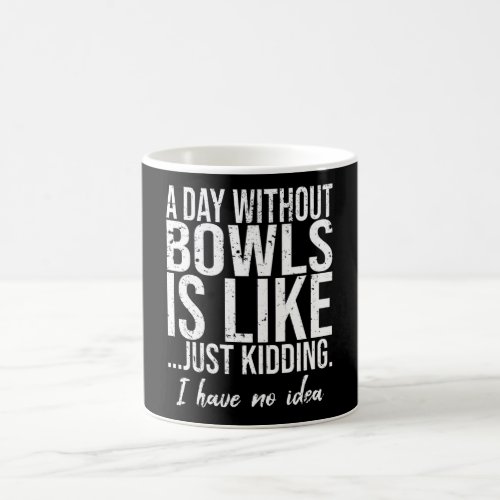 Bowls funny sports gift idea coffee mug