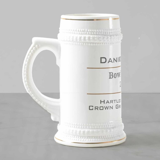 Bowls Player and Bowls Champion Beer Stein (Creator Uploaded)
