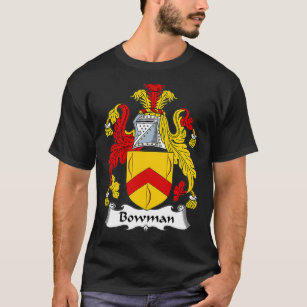Bowman Coat of Arms  Family Crest T-Shirt