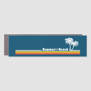 Bowman's Beach Florida Car Magnet